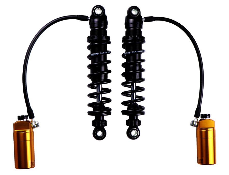 ÖHLINS - Harley S36 Blackline Twin Shocks (HD 779) (13 inches) for Harley-Davidson (1990-2024)