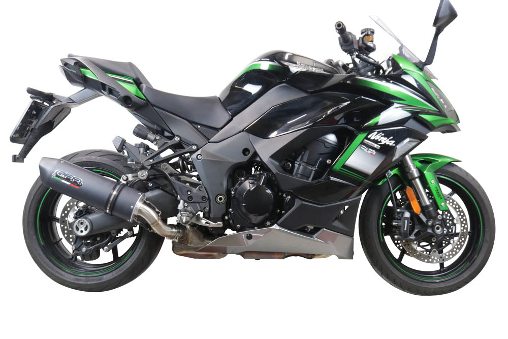 GPR-Exhaust---Furore-Evo4-Nero-Slip-on-for-Ninja-1000-SX-from-2021-to-2024-dB-Killer-Link-Pipe
