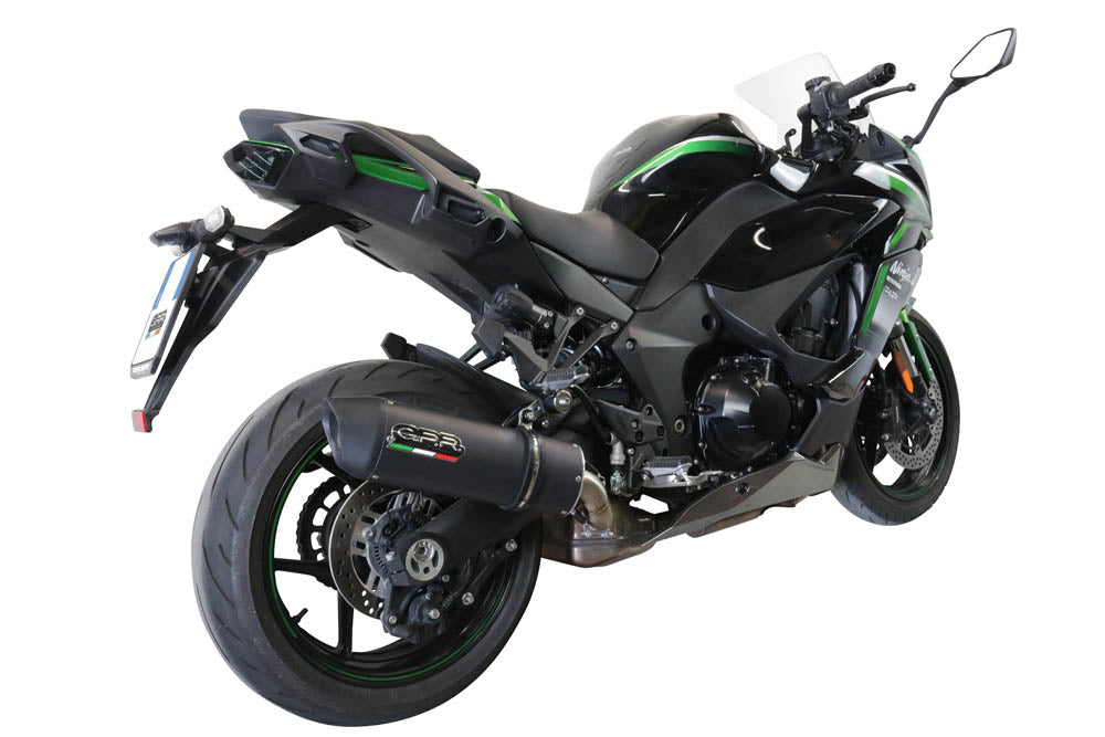 GPR-Exhaust---Furore-Evo4-Nero-Slip-on-for-Ninja-1000-SX-from-2021-to-2024-dB-Killer-Link-Pipe