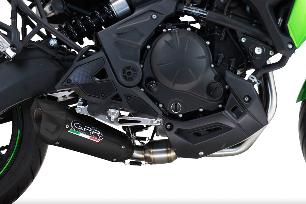 GPR-Exhaust---GP-Revo-Black-Titanium-RACING-Full-Line-for-Versys-650-from-2023-to-2025-dB-Killer