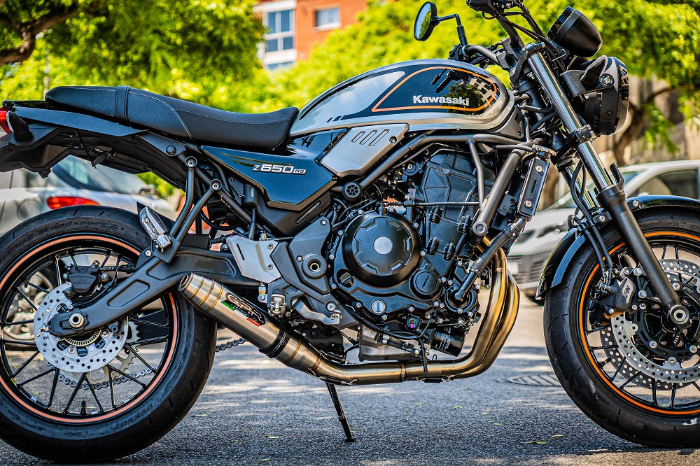 GPR-Exhaust---Deeptone-Inox-Full-Line,-silencer-and-separate-header-for-Z-650-RS-from-2021-to-2023-dB-Killer-Catalyst