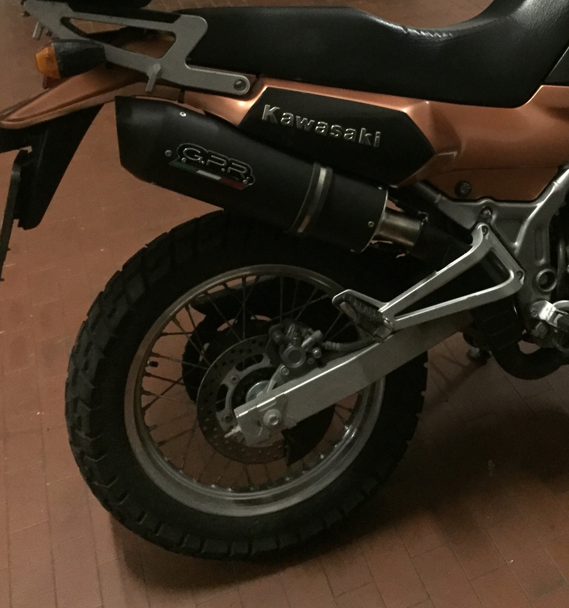 GPR-Exhaust---Furore-Poppy-Slip-on-for-KLE-500-from-1991-to-2007-dB-Killer-Link-Pipe