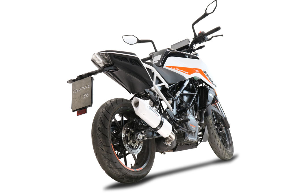GPR-Exhaust---Albus-Evo4-Slip-on-for-DUKE-390-from-2021-to-2024-dB-Killer-Link-Pipe