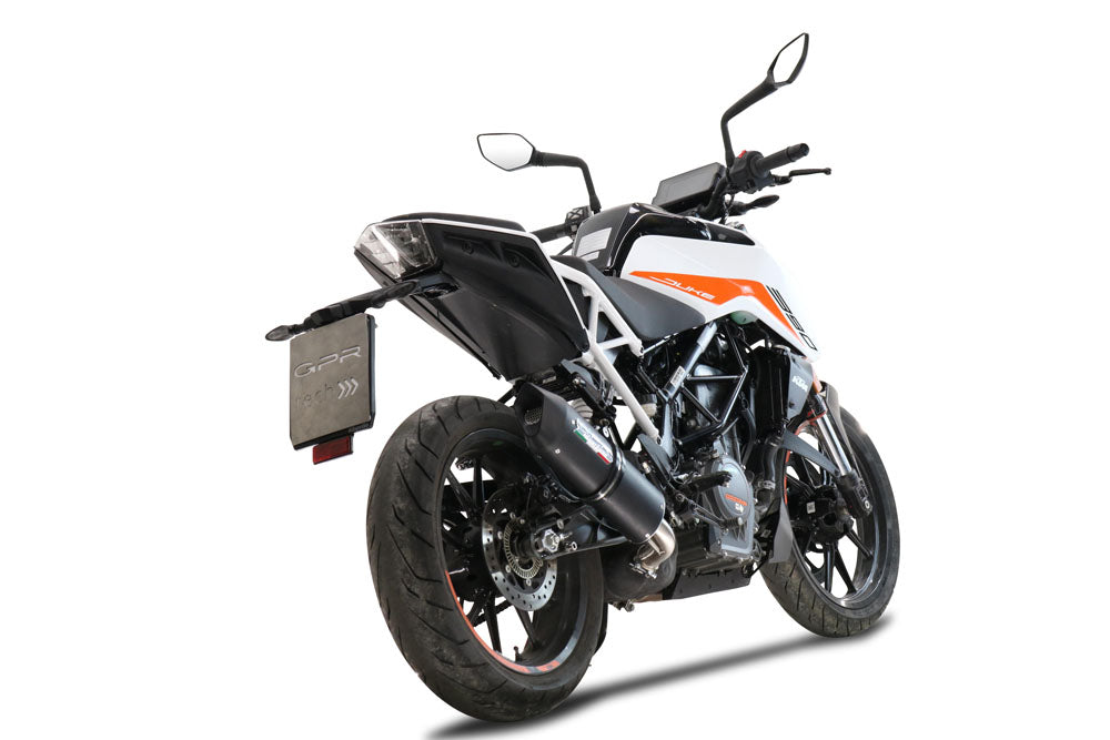 GPR-Exhaust---Furore-Evo4-Nero-Slip-on-for-DUKE-250-from-2021-to-2023-dB-Killer-Link-Pipe