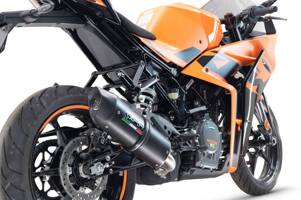 GPR-Exhaust---Furore-Evo4-Nero-Slip-on-for-RC-390-from-2022-to-2024-dB-Killer-Link-Pipe