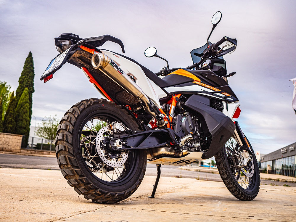 GPR-Exhaust---Powercone-Evo-Slip-on-for-Adventure-890-from-2021-to-2024-dB-Killer-Link-Pipe
