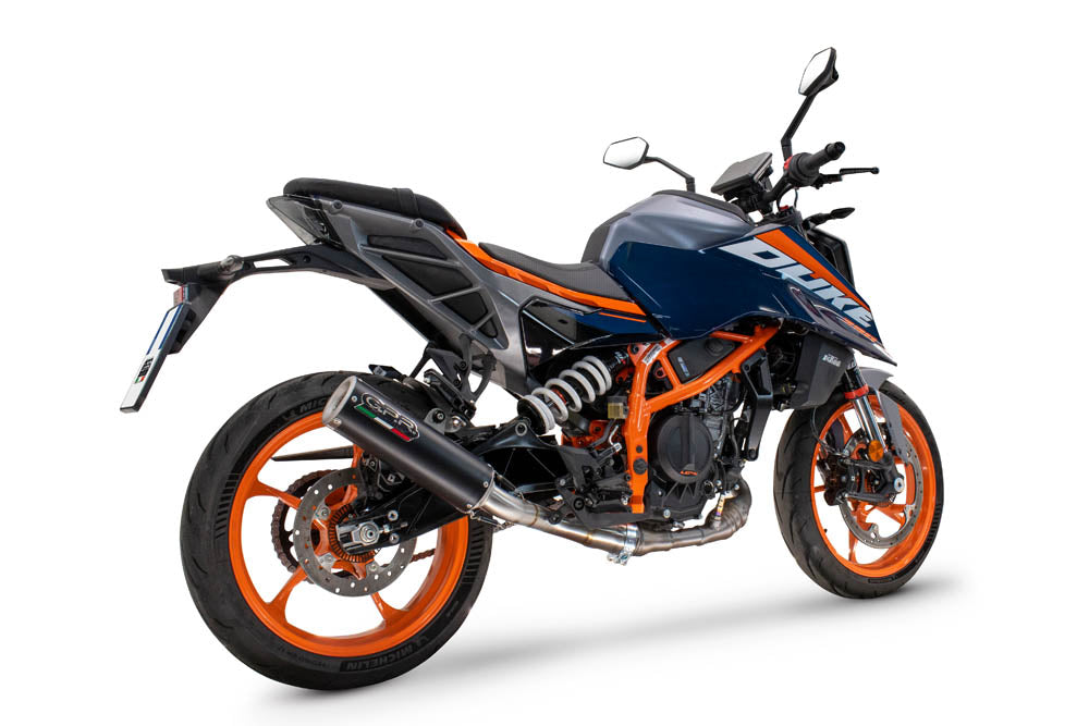 GPR-Exhaust---M3-Black-Titanium-Slip-on-for-DUKE-250-from-2024-to-2025-dB-Killer-Link-Pipe