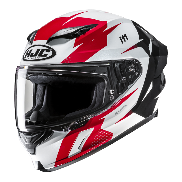 HJC i11 Instant White/Red