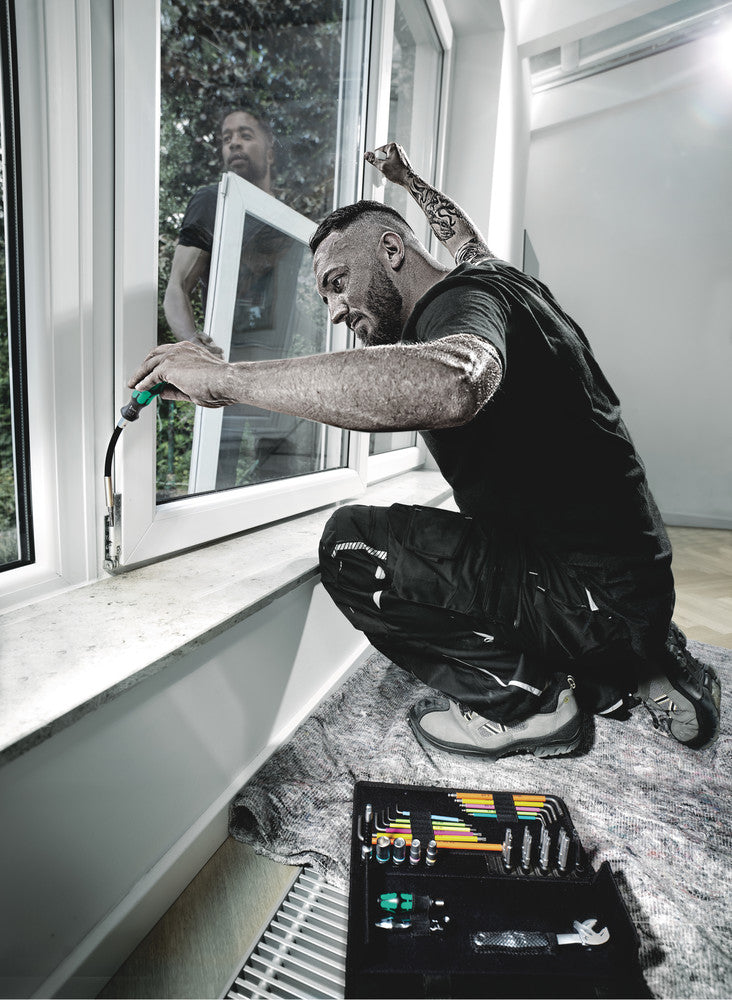 Wera Tools - Kraftform Kompakt F 1 screwdriving tool set for window installation