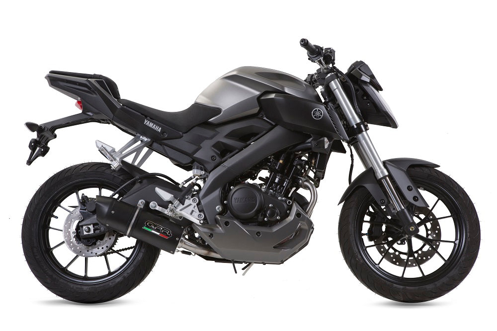 GPR-Exhaust---Furore-Evo4-Nero-Slip-on-for-MT-125-from-2017-to-2019-dB-Killer-Link-Pipe-Catalyst