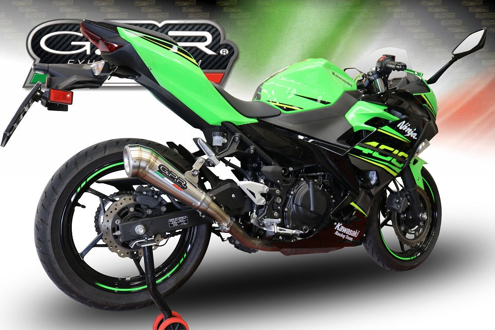 GPR-Exhaust---Powercone-Evo-Slip-on-for-Z-400-from-2018-to-2022-dB-Killer-Link-Pipe