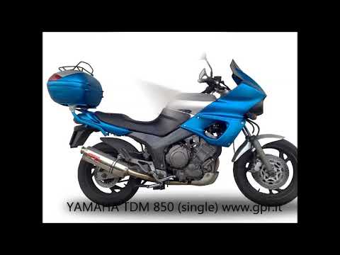 GPR-Exhaust---Satinox-Slip-on-for-TDM-850-from-1991-to-2001-dB-Killer-Link-Pipe