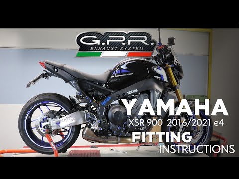 GPR-Exhaust---Albus-Evo4-Full-Line-for-XSR900-from-2016-to-2021-dB-Killer-Catalyst