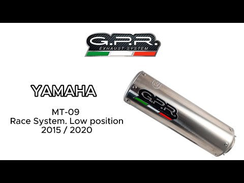 GPR-Exhaust---M3-Inox-Full-Line-for-Mt-09-from-2014-to-2016-dB-Killer-Catalyst