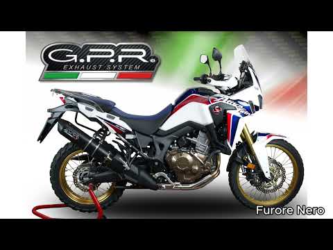 GPR-Exhaust---Hyper-Sonic-Titanium-Slip-on-for-CRF-1000-L-Africa-TWIN-from-2015-to-2017-dB-Killer-Link-Pipe