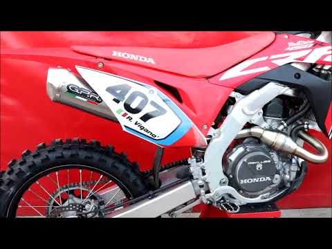 GPR-Exhaust---Pentacross-Full-Titanium-Double-Full-Line-for-CRF-450-RWE-from-2019-to-2019-dB-Killer-Spark-Arrestor