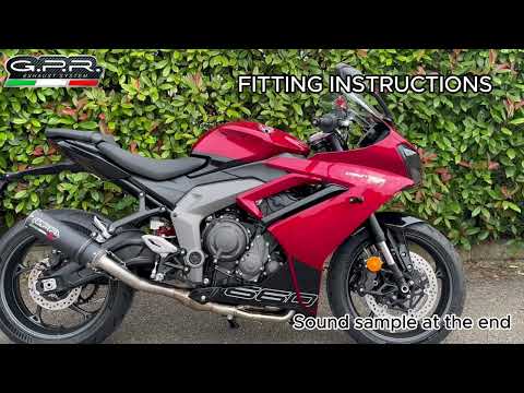 GPR-Exhaust---M3-Black-Titanium-Full-Line-for-Daytona-660-from-2023-to-2025-dB-Killer-Catalyst