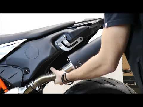 GPR-Exhaust---Albus-Evo4-Slip-on-for-Enduro-690-R-from-2021-to-2024-dB-Killer-Link-Pipe-Catalyst