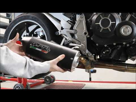 GPR-Exhaust---Furore-Evo4-Nero-Slip-on-for-CB-1000-R-from-2018-to-2020-dB-Killer-Link-Pipe