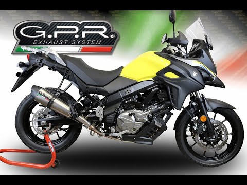 GPR-Exhaust---Furore-Evo4-Nero-Mid-Line-for-V-Strom-DL650-from-2017-to-2020-dB-Killer-Catalyst-