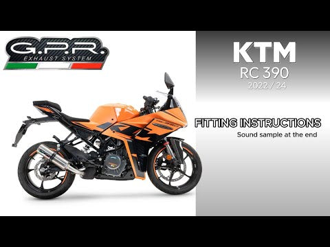 GPR-Exhaust---Albus-Evo4-Slip-on-for-RC-390-from-2022-to-2024-dB-Killer-Link-Pipe