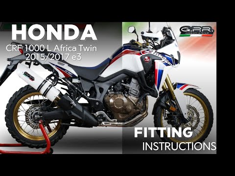 GPR-Exhaust---Albus-Ceramic-Slip-on-for-CRF-1000-L-Africa-TWIN-from-2015-to-2017-dB-Killer-Link-Pipe