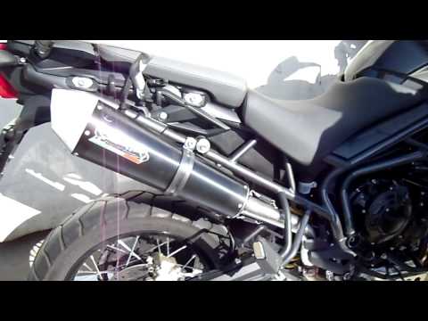 GPR-Exhaust---Furore-Evo4-Nero-Slip-on-for-Tiger-800-XR-XC-XRX-XCX-XRT-XCA-from-2017-to-2021-dB-Killer-Link-Pipe