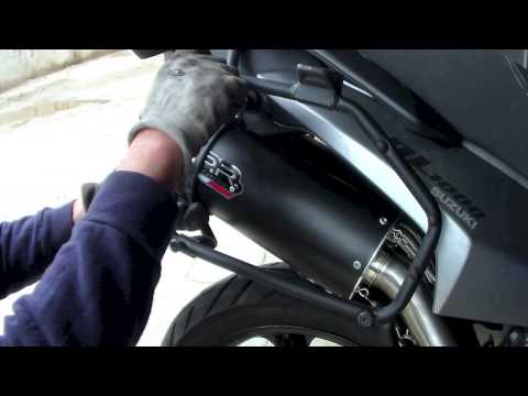 GPR-Exhaust---Furore-Nero-Double-Slip-on-for-V-Strom-DL-1000-from-2002-to-2013-dB-Killer-Link-Pipes-Catalysts