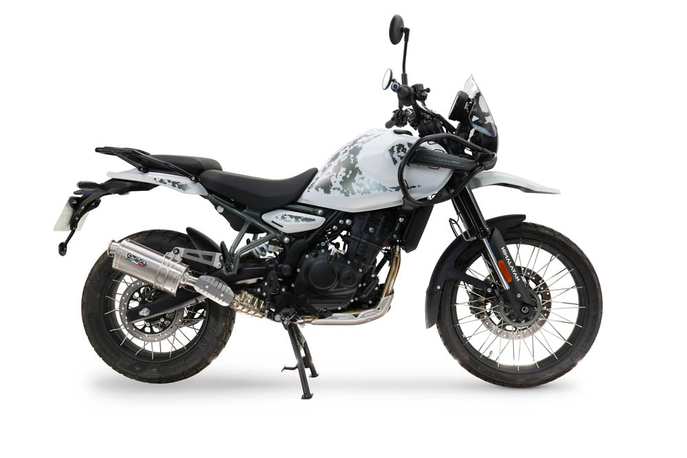 GPR-Exhaust---Dune-Triovale-Titanio-Slip-on-for-Himalayan-450-from-2024-to-2025-dB-Killer-Link-Pipe