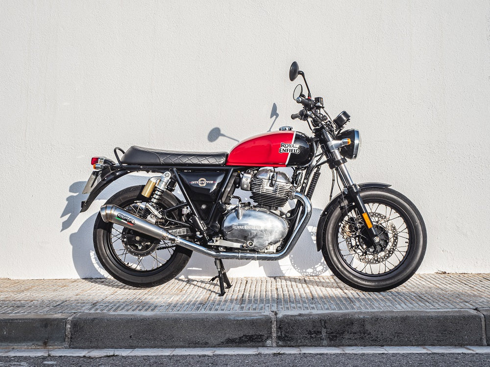 GPR-Exhaust---Powercone-Evo-Double-Slip-on-for-Interceptor-650-from-2019-to-2020-dB-Killer-Link-Pipe-Catalyst