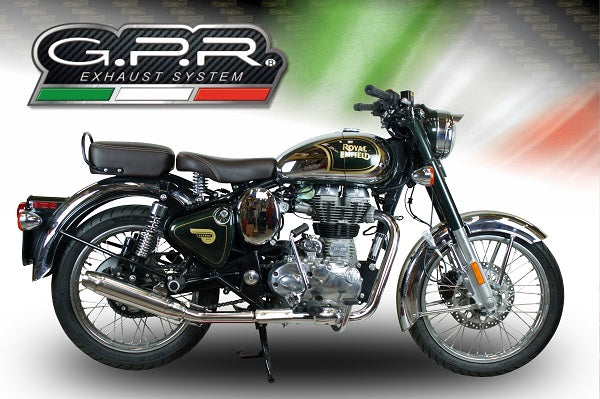 GPR-Exhaust---Deeptone-Inox-Slip-on-for-Classic-Bullet-EFI-500-from-2017-to-2020-dB-Killer-Link-Pipe-Catalyst