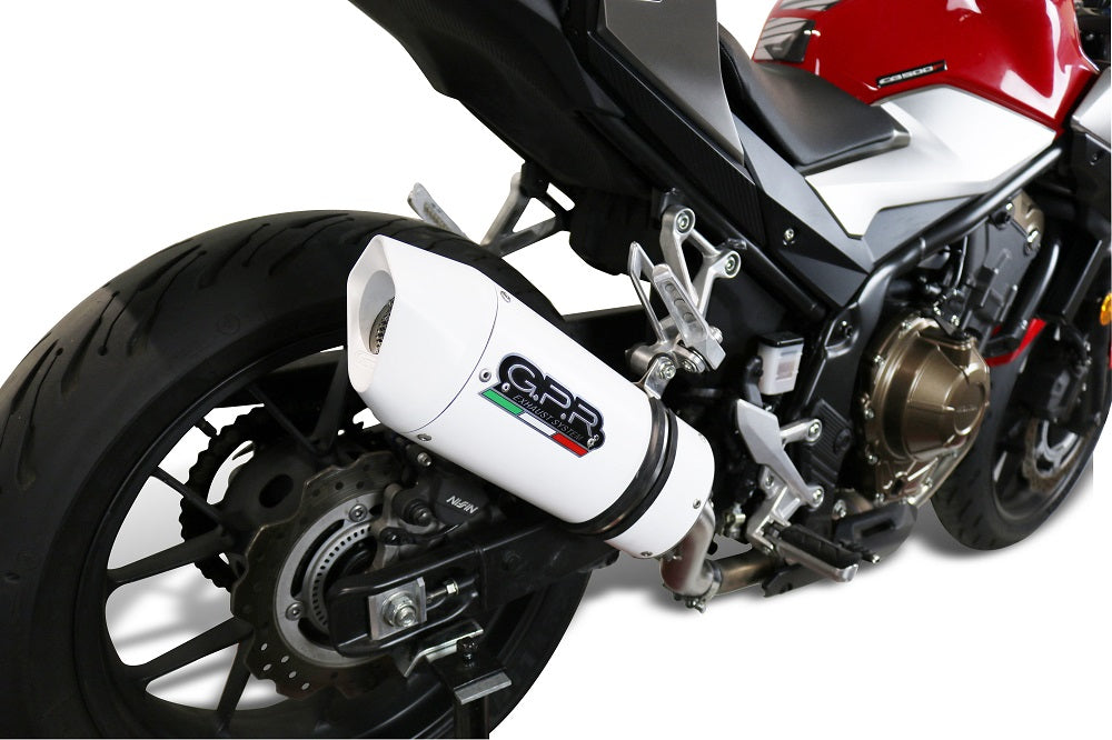 GPR-Exhaust---Albus-Evo4-Slip-on-for-CB-400-X-from-2019-to-2025-dB-Killer-Link-Pipe
