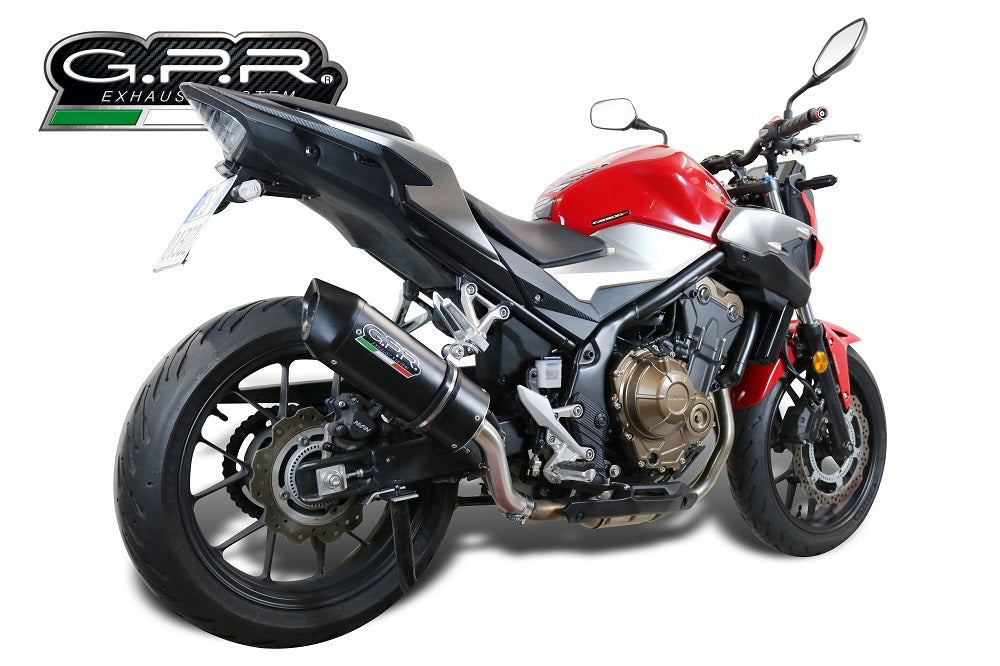 GPR-Exhaust---Furore-Evo4-Nero-Slip-on-for-CB-500-F-from-2019-to-2020-dB-Killer-Link-Pipe