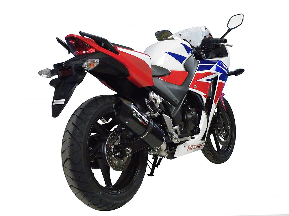 GPR-Exhaust---Furore-Nero-Slip-on-for-CBR-300-R-from-2014-to-2016-dB-Killer-Link-Pipe-Catalyst