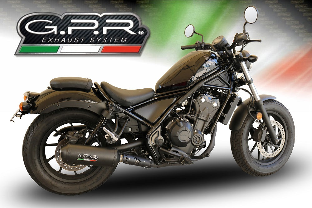 GPR-Exhaust---Ghisa-Slip-on-for-CMX-500-Rebel-from-2021-to-2023-dB-Killer-Link-Pipe