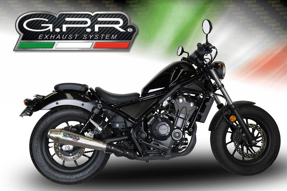 GPR-Exhaust---Ultracone-Slip-on-for-CMX-300-Rebel-from-2017-to-2020-dB-Killer-Link-Pipe