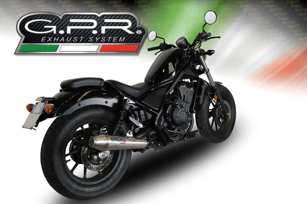 GPR-Exhaust---Ultracone-Slip-on-for-CMX-500-Rebel-from-2021-to-2023-dB-Killer-Link-Pipe