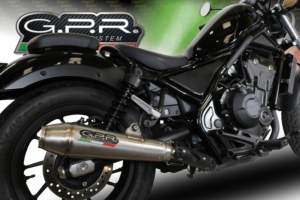 GPR-Exhaust---Ultracone-Slip-on-for-CMX-300-Rebel-from-2017-to-2020-dB-Killer-Link-Pipe