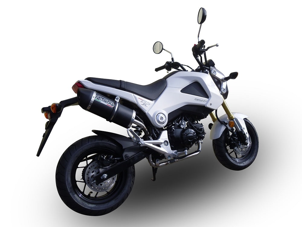 GPR-Exhaust---Furore-Nero-RACING-Full-Line-for-MSX-GROM-125-from-2013-to-2017-Racing-Full-System-Exhaust-