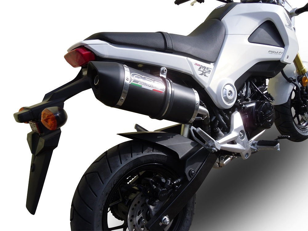GPR-Exhaust---Furore-Nero-Full-Line-for-MSX-GROM-125-from-2018-to-2020-dB-Killer-Catalyst