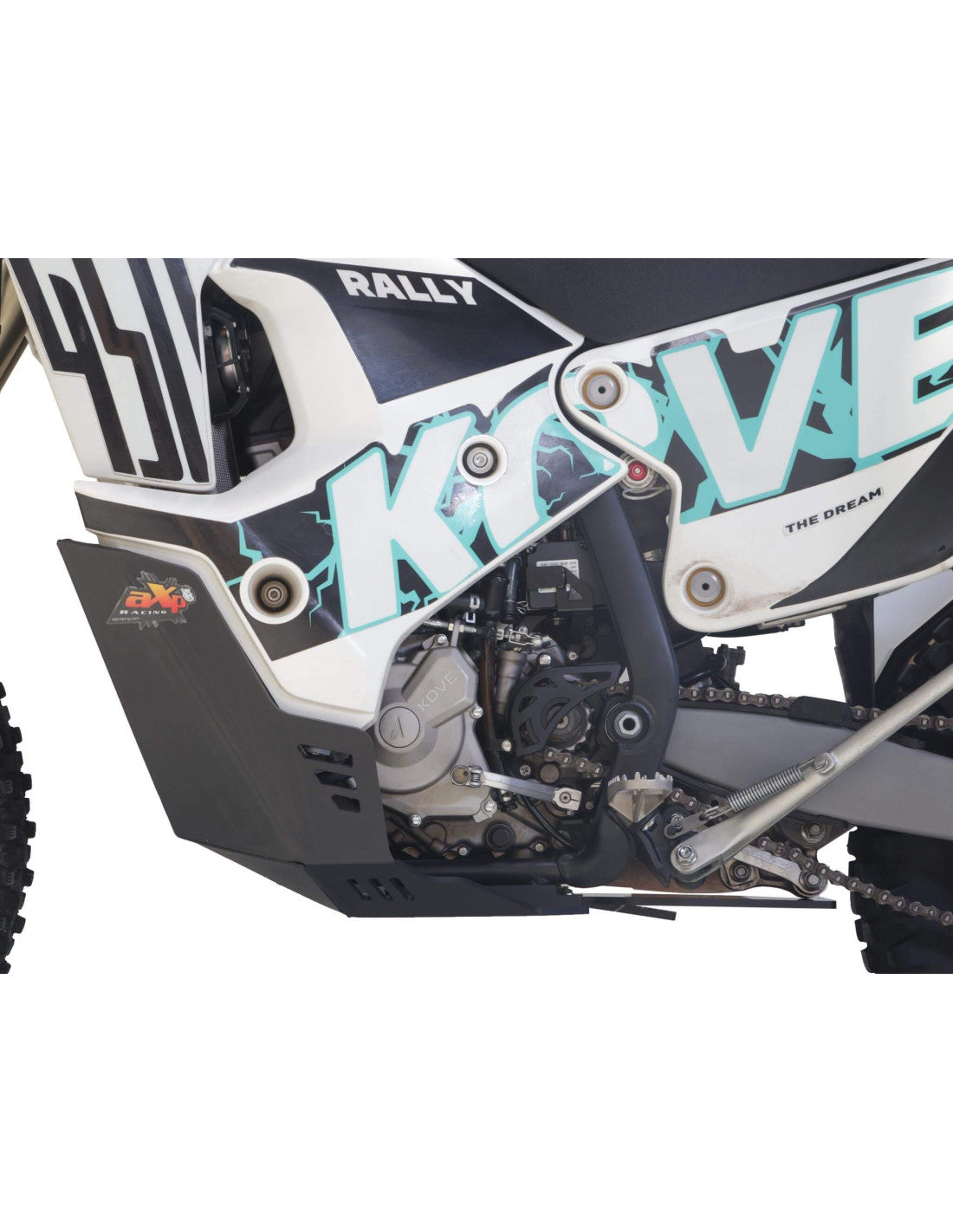 AXP Racing - Adventure Skid Plate HDPE 8mm (Thick) - Kove 450Rally (24-26)