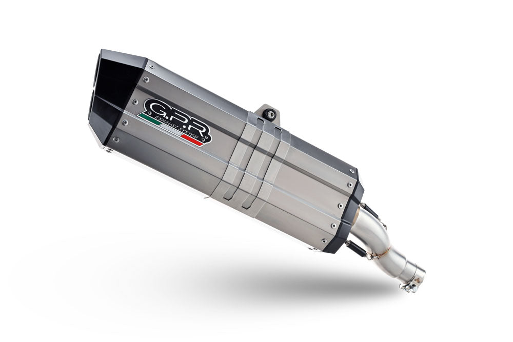 GPR-Exhaust---Hyper-Sonic-Titanium-Slip-on-for-R-1200-GS-Adventure-from-2017-to-2018-dB-Killer-Link-Pipe