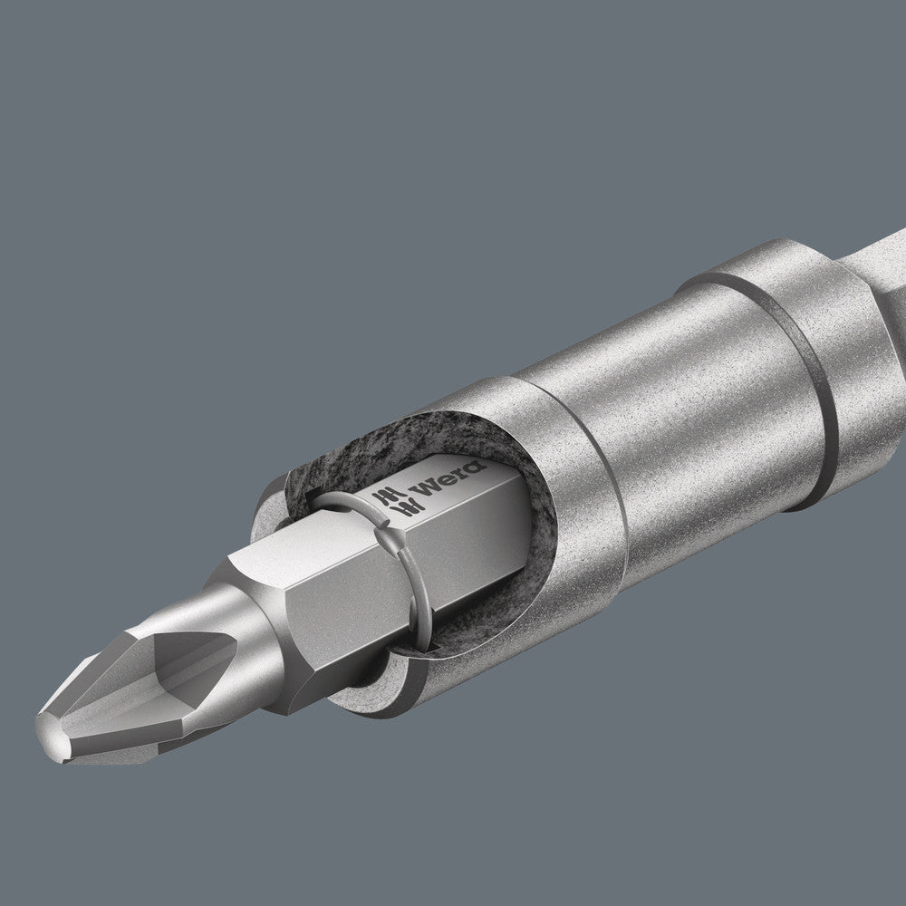Wera Tools - 899/4/1 S Universal Bit Holder with strong retaining ring
