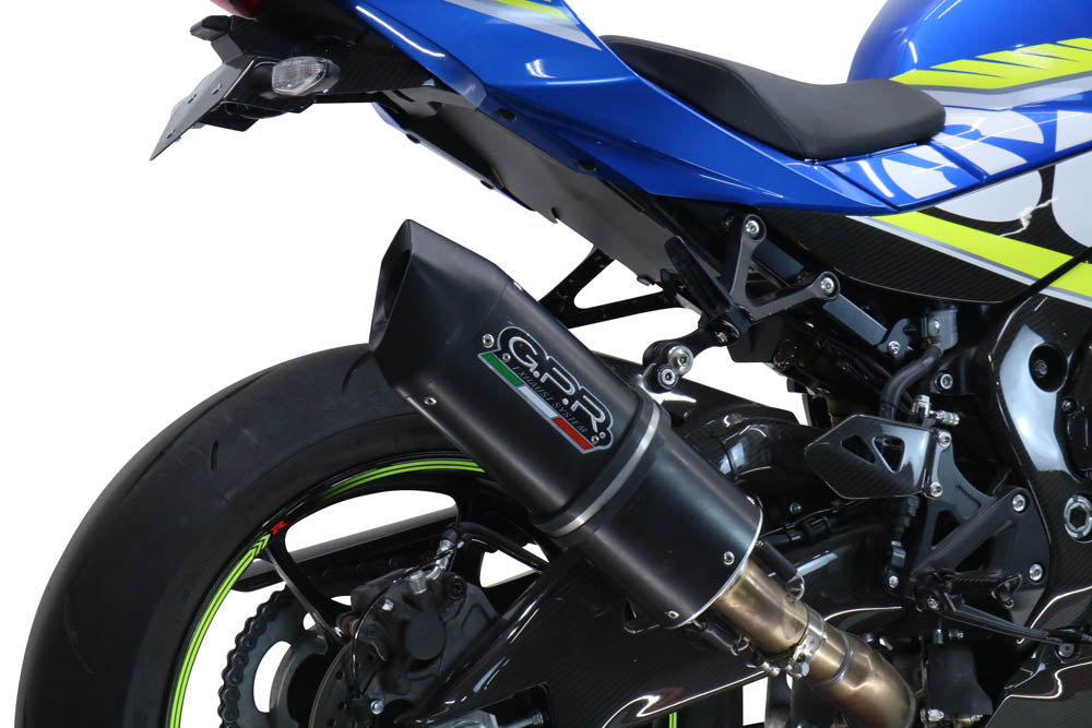 GPR-Exhaust---Furore-Evo4-Nero-Slip-on-for-Gsx-R-1000-1000-R-from-2021-to-2025-dB-Killer-Link-Pipe