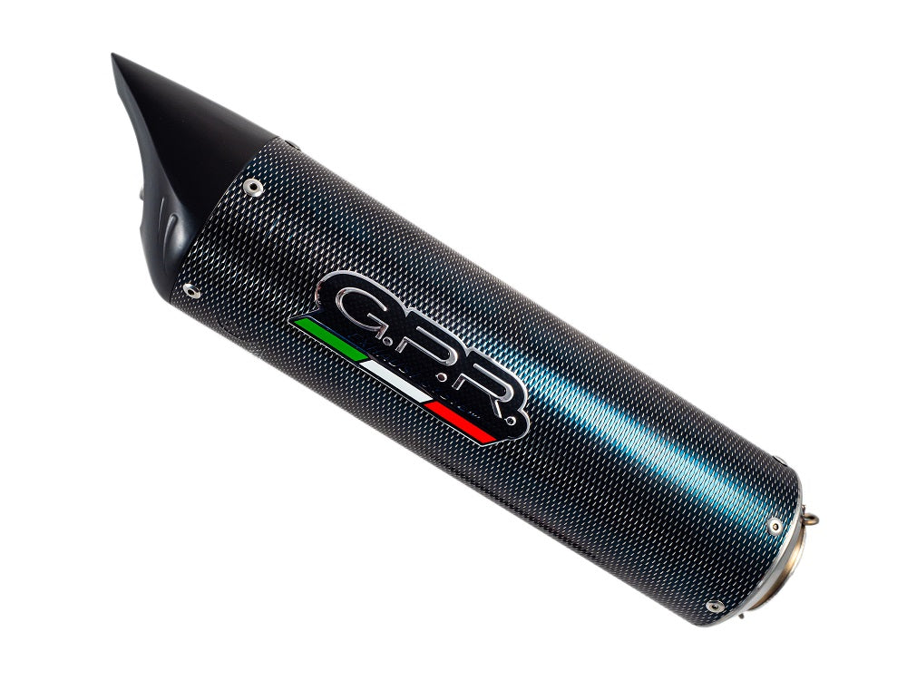 GPR-Exhaust---Tiburon-Poppy-Slip-on-for-Daytona-675-from-2009-to-2012-dB-Killer-Link-Pipe