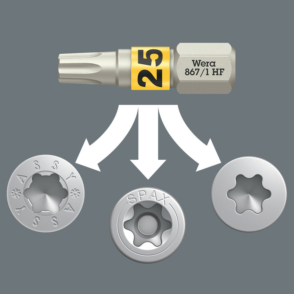 Wera Tools - Bit-Check 30 Wood TX HF 1 SB