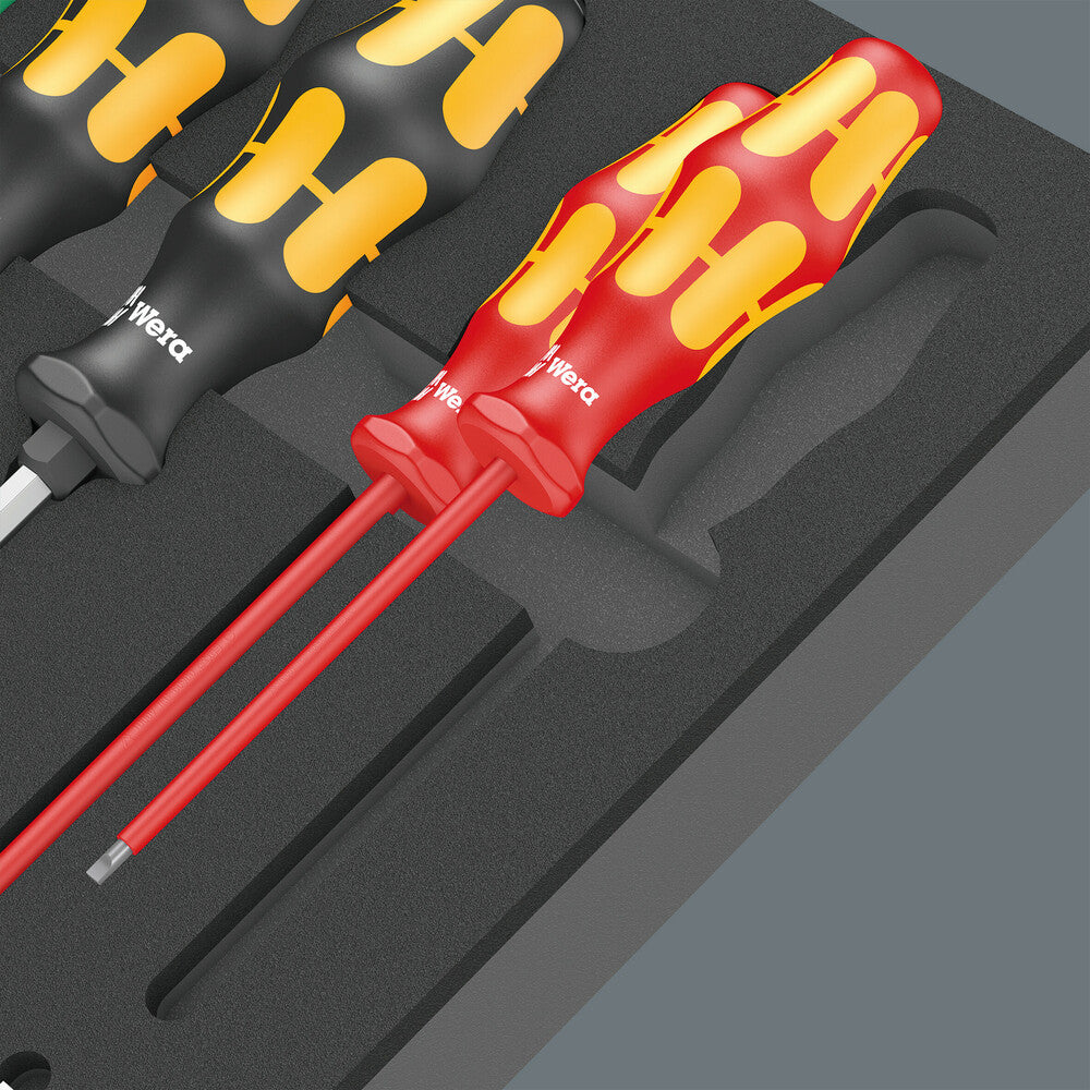 Wera Tools - 9710 Foam insert screwdriver set 1
