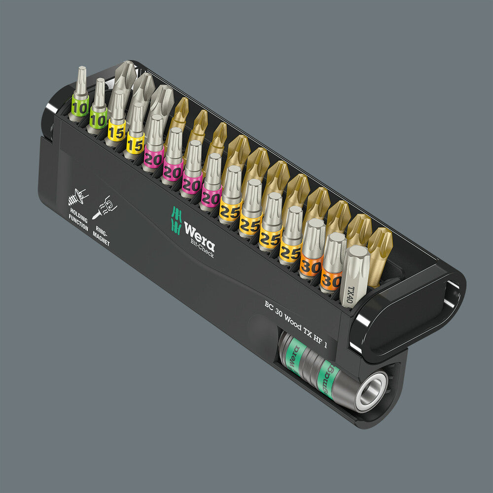 Wera Tools - Bit-Check 30 Wood TX HF 1 SB