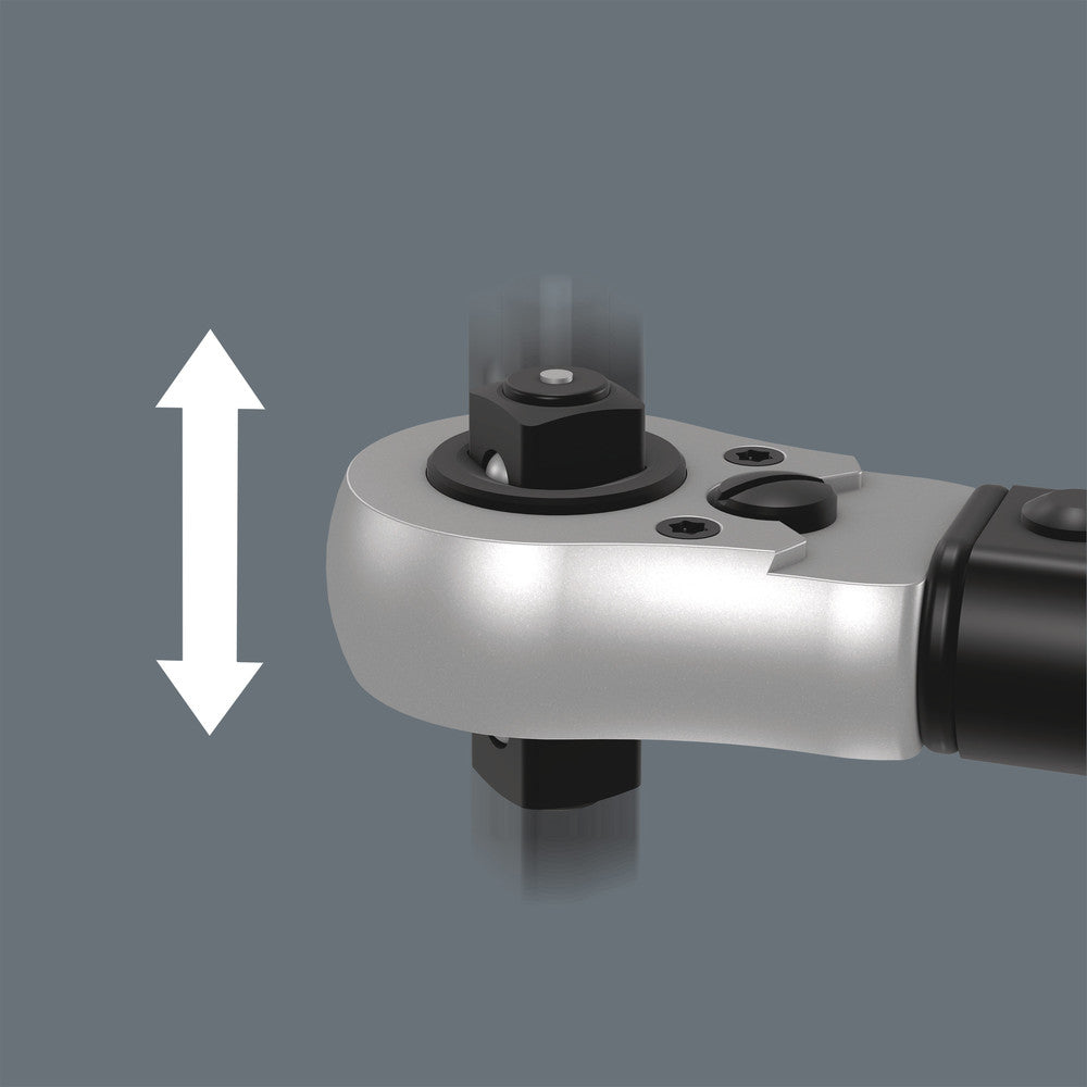Wera Tools - Click-Torque C 3 Push R/L adjustable torque wrench for clockwise and anti-clockwise torque-control, 40-200 Nm