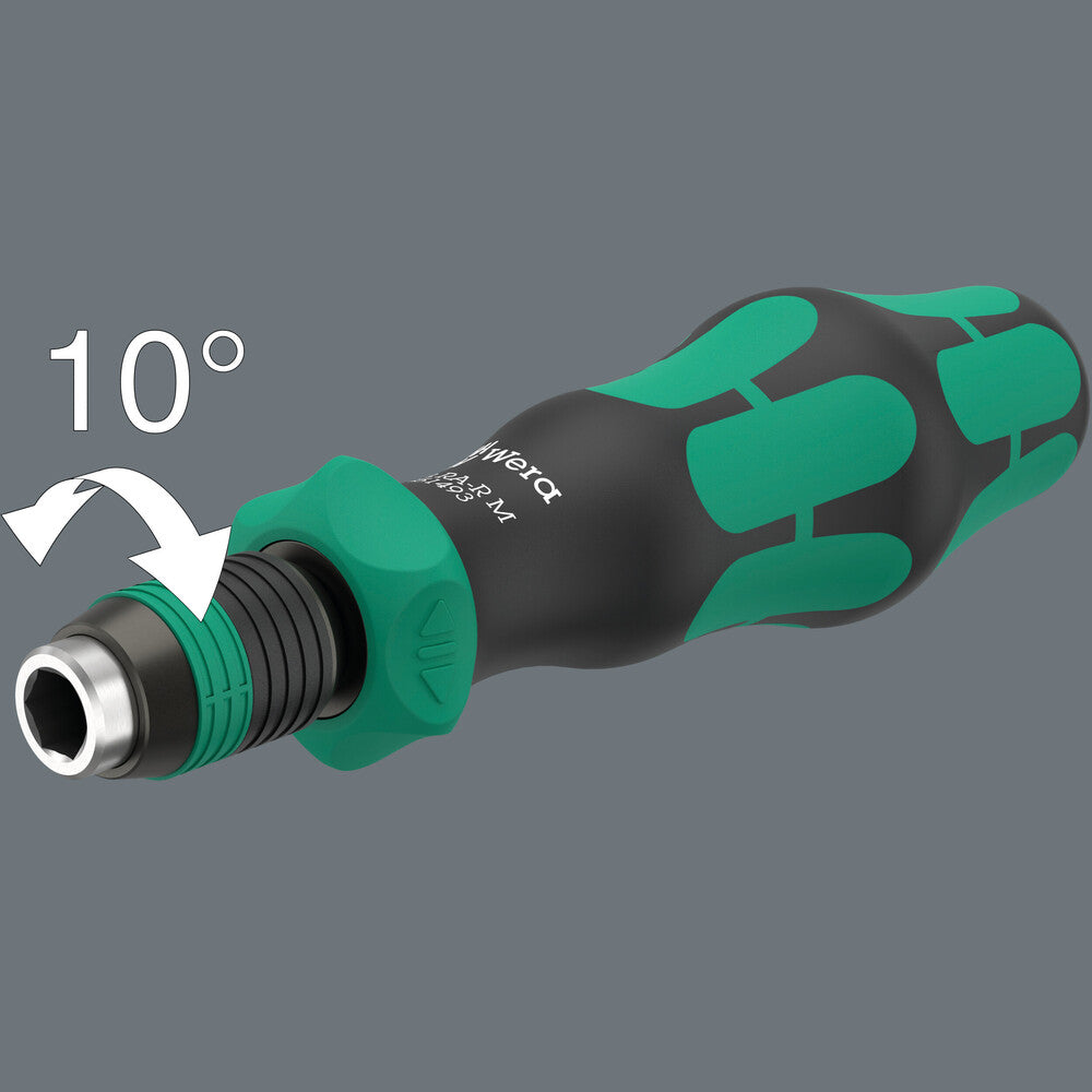 Wera Tools - 838 RA-R M Bitholding screwdriver with ratchet functionality, 1/4"